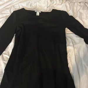 H&M black long sleeve dress